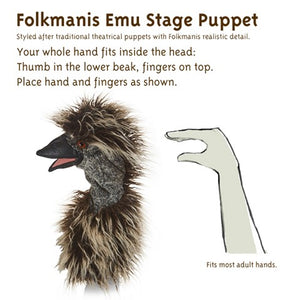 Emu Stage Folkmanis Puppet