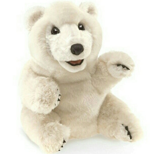 Bear, Sitting Polar Folkmanis Puppet