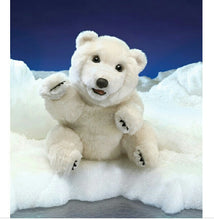 Load image into Gallery viewer, Bear, Sitting Polar Folkmanis Puppet