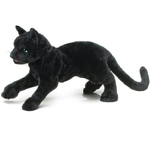 Cat, Black Folkmanis Puppet