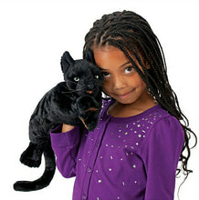 Load image into Gallery viewer, Cat, Black Folkmanis Puppet