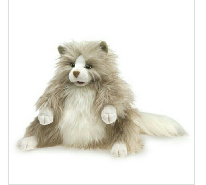 Cat, Fluffy Folkmanis Puppet