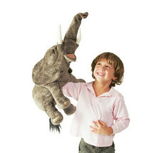 Load image into Gallery viewer, Elephant Folkmanis Puppet