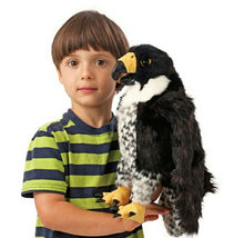 Load image into Gallery viewer, Falcon, Peregrine Folkmanis Puppet