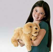 Load image into Gallery viewer, Golden Retriever Puppy Folkmanis Puppet