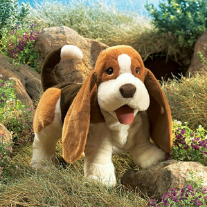 Hound, Basset Folkmanis Puppet