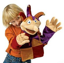 Load image into Gallery viewer, Jester, Yorick Folkmanis Puppet