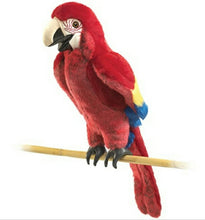 Load image into Gallery viewer, Macaw, Scarlet Folkmanis Puppet