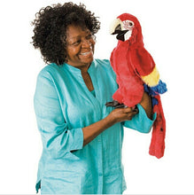 Load image into Gallery viewer, Macaw, Scarlet Folkmanis Puppet