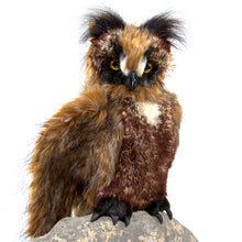 Load image into Gallery viewer, Owl, Great Horned Folkmanis Puppet