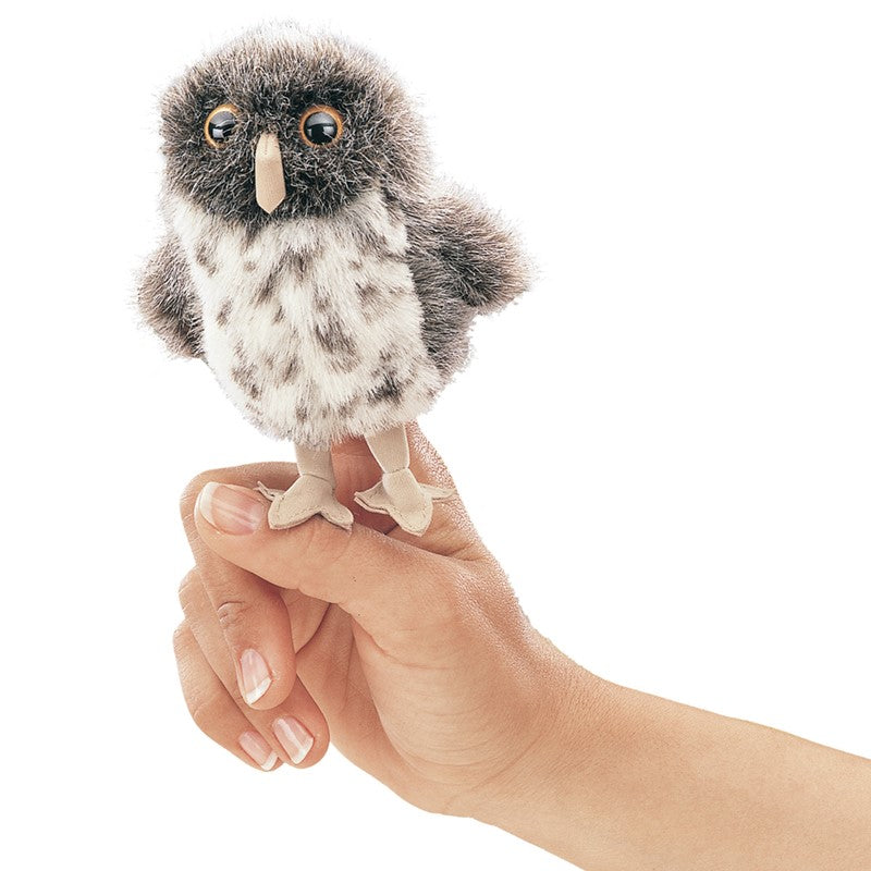 Mini Owl, Spotted Folkmanis Puppet