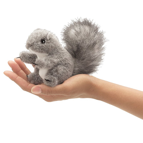 Mini Squirrel, Gray Folkmanis Puppet