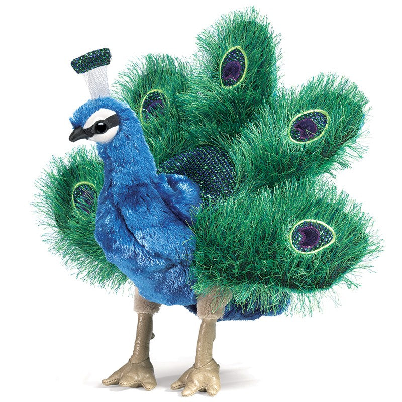 Peacock, Small Folkmanis Puppet