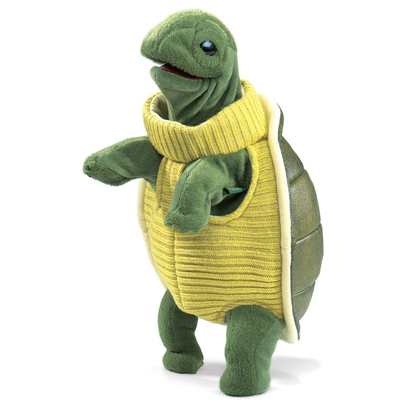 Turtleneck Turtle Folkmanis Puppet