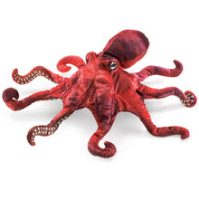 Load image into Gallery viewer, Octopus, Red Folkmanis Puppet
