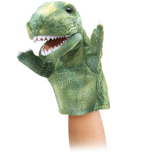 Load image into Gallery viewer, Little Tyrannosaurus Rex Folkmanis Puppet