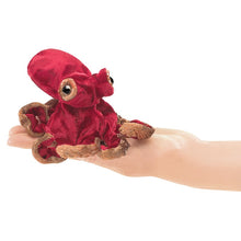 Load image into Gallery viewer, Mini Octopus, Red  Folkmanis Puppet