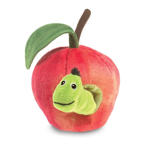 Worm in Apple Folkmanis Puppet