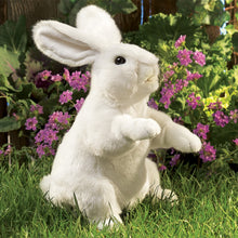 Load image into Gallery viewer, Rabbit, Standing White Folkmanis Puppet