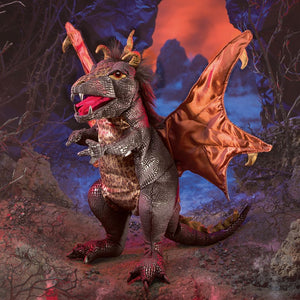 Dragon, Black Folkmanis Puppet
