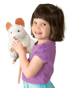 Mouse, White Folkmanis Puppet
