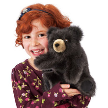 Load image into Gallery viewer, Bear, Baby Black Folkmanis Puppet