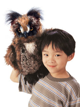 Load image into Gallery viewer, Owl, Great Horned Folkmanis Puppet