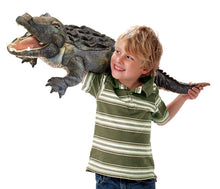 Load image into Gallery viewer, Alligator, American Folkmanis Puppet