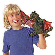Load image into Gallery viewer, Dragon, Winged Folkmanis Puppet